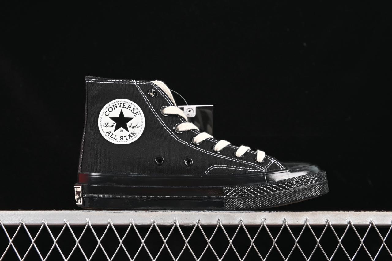 Authentic Converse Chuck 70s Black High Top Casual Shoes | A17937C插图1