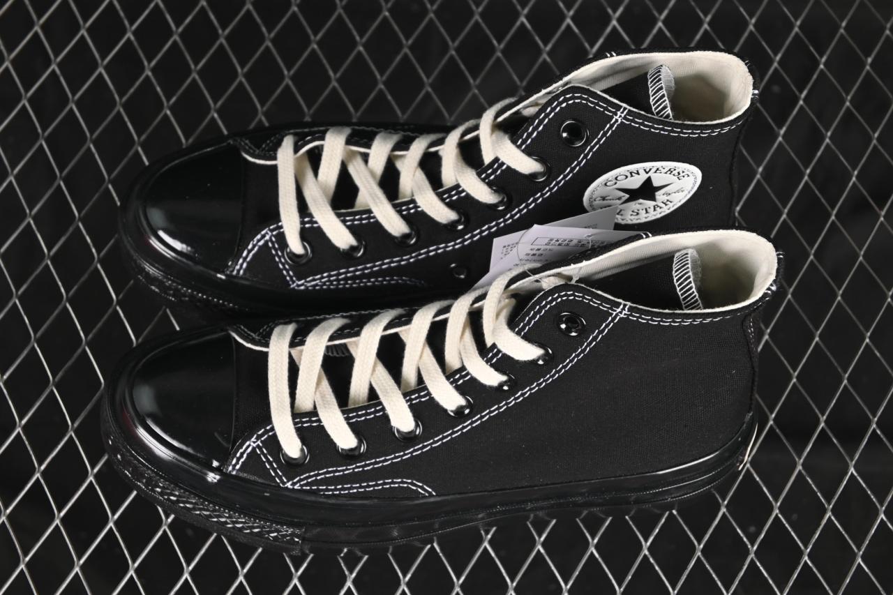 Authentic Converse Chuck 70s Black High Top Casual Shoes | A17937C插图3
