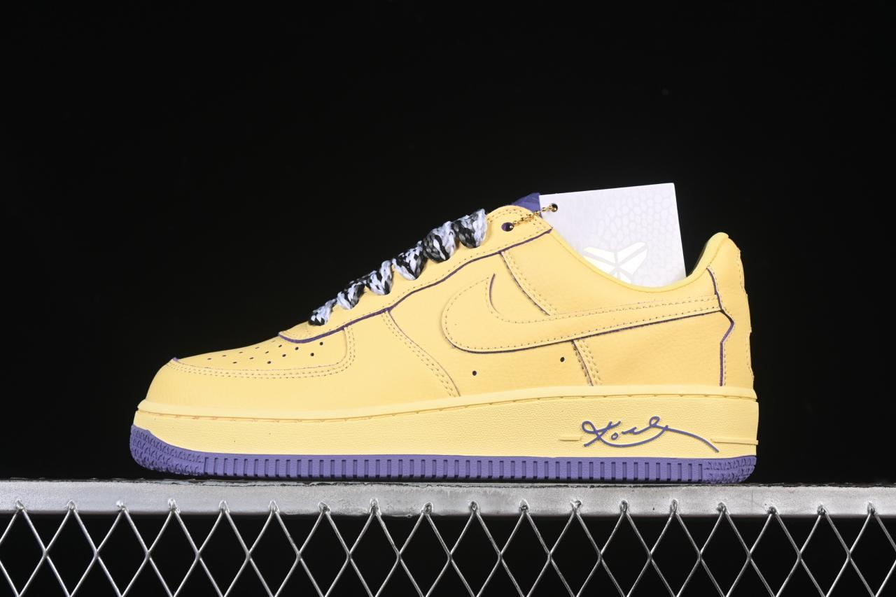 Nike Air Force 1 ’07 Low Kobe Tribute: Premium Leather & Full-Length Air Cushioning插图