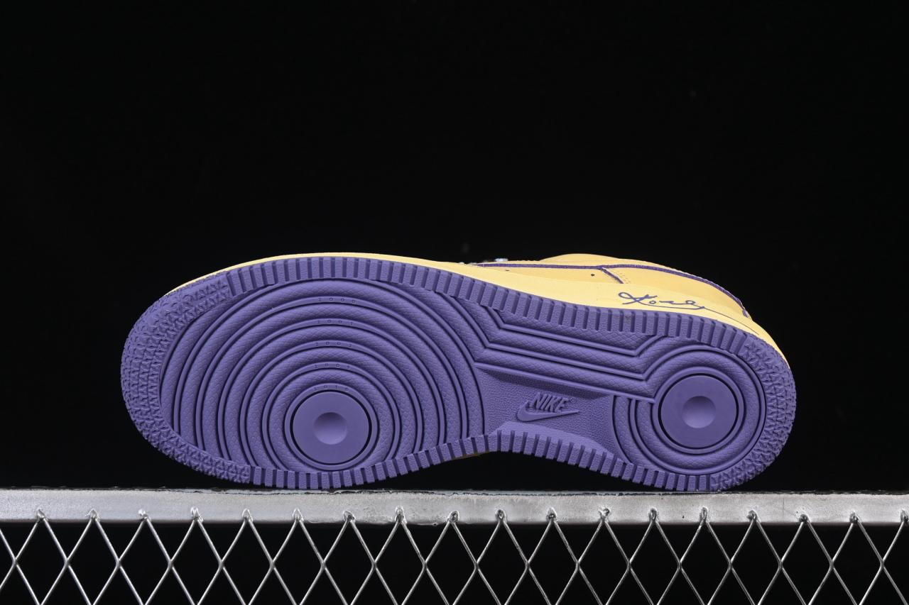 Nike Air Force 1 ’07 Low Kobe Tribute: Premium Leather & Full-Length Air Cushioning插图2
