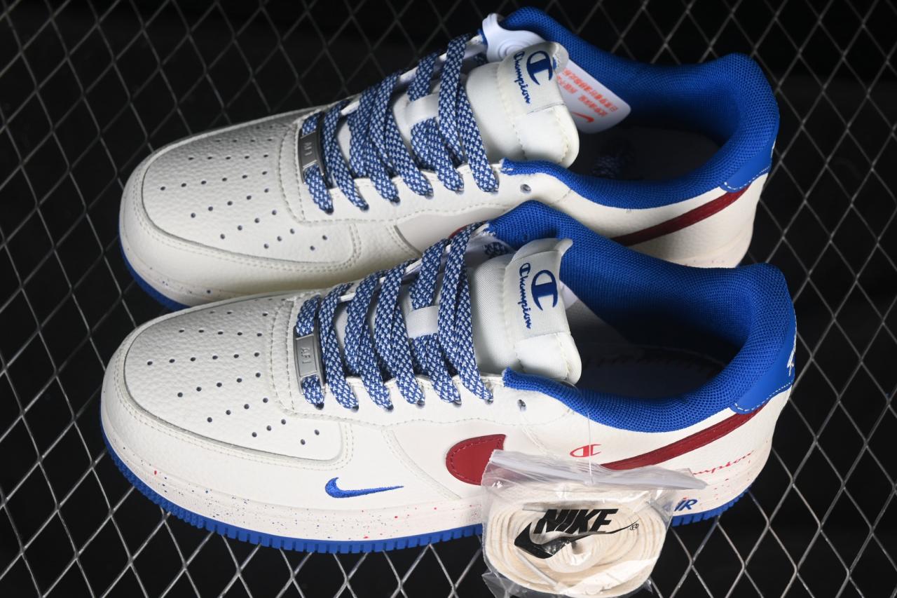 Nike Air Force 1 ’07 Low Champions Collab | Premium Construction & Full-Length Air插图3