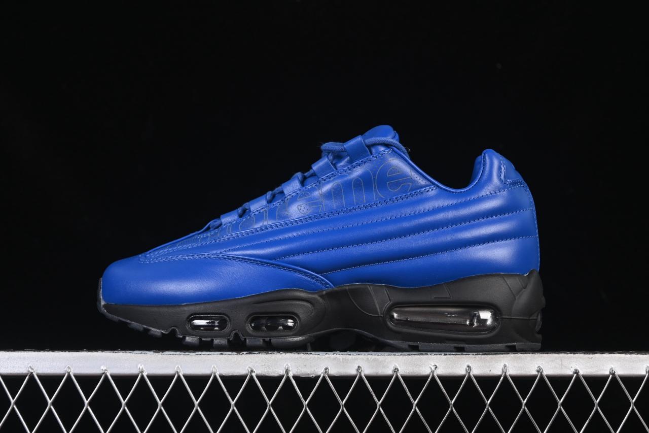 Supreme x Nike Air Max 95 Lux CI0999-400: Italian Leather Collaboration Sneaker