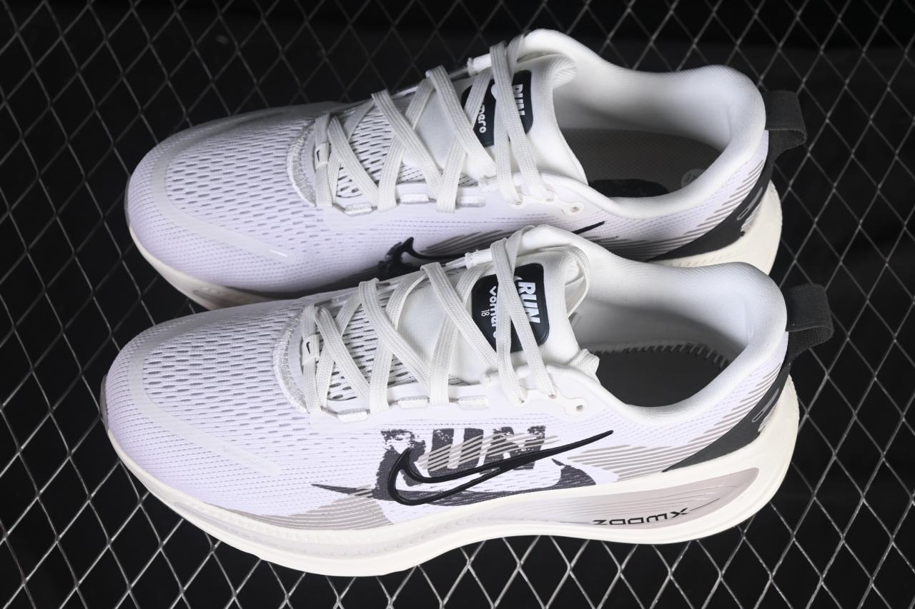 Nike Air Zoom Vomero 18 IB5726-100: White Cushioned Running Shoes with Zoom Air插图3