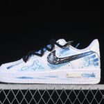 Nike Air Force 1 ’07 Low Pisces 219-320: Zodiac Custom Hand-Painted Sneakers with Charm缩略图