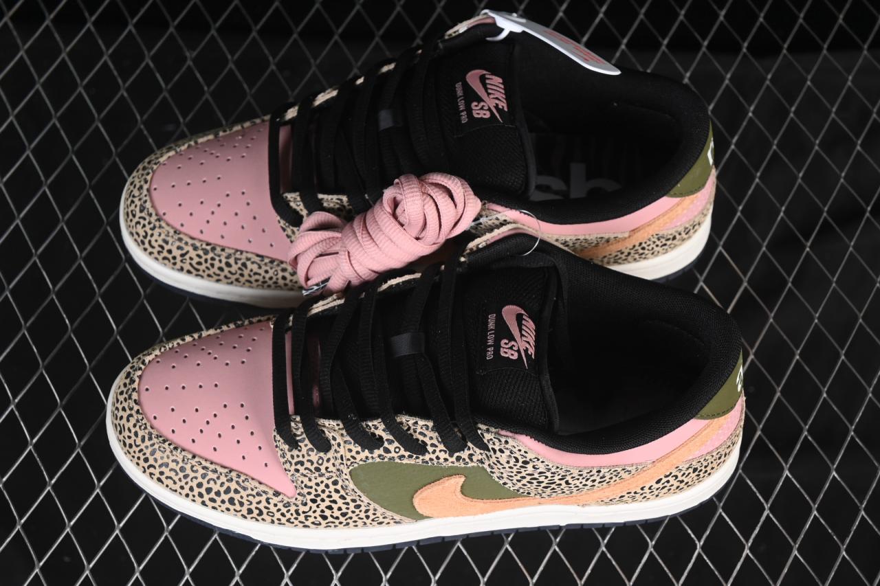 Arts-Rec Skateshop x Nike SB Dunk Low Pro IH3211-200: Safari-Inspired Suede插图3
