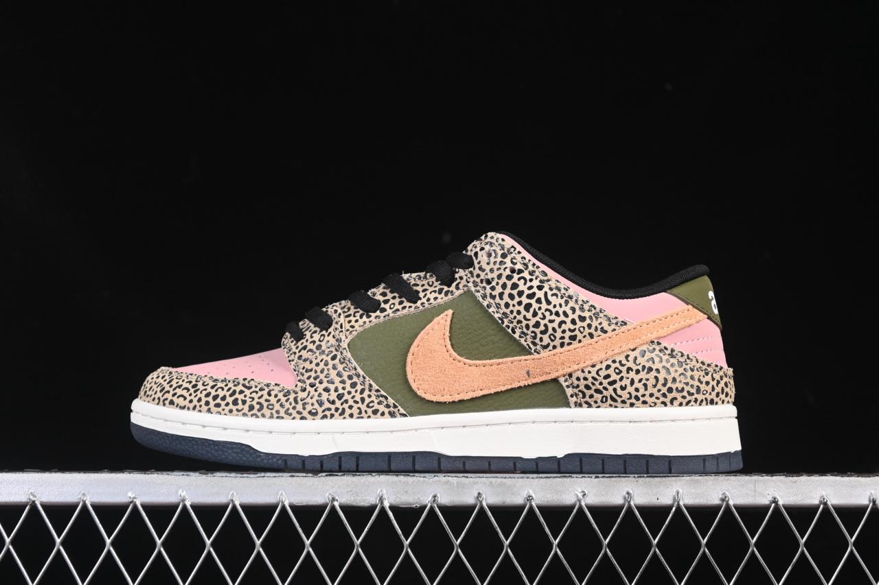 Arts-Rec Skateshop x Nike SB Dunk Low Pro IH3211-200: Safari-Inspired Suede
