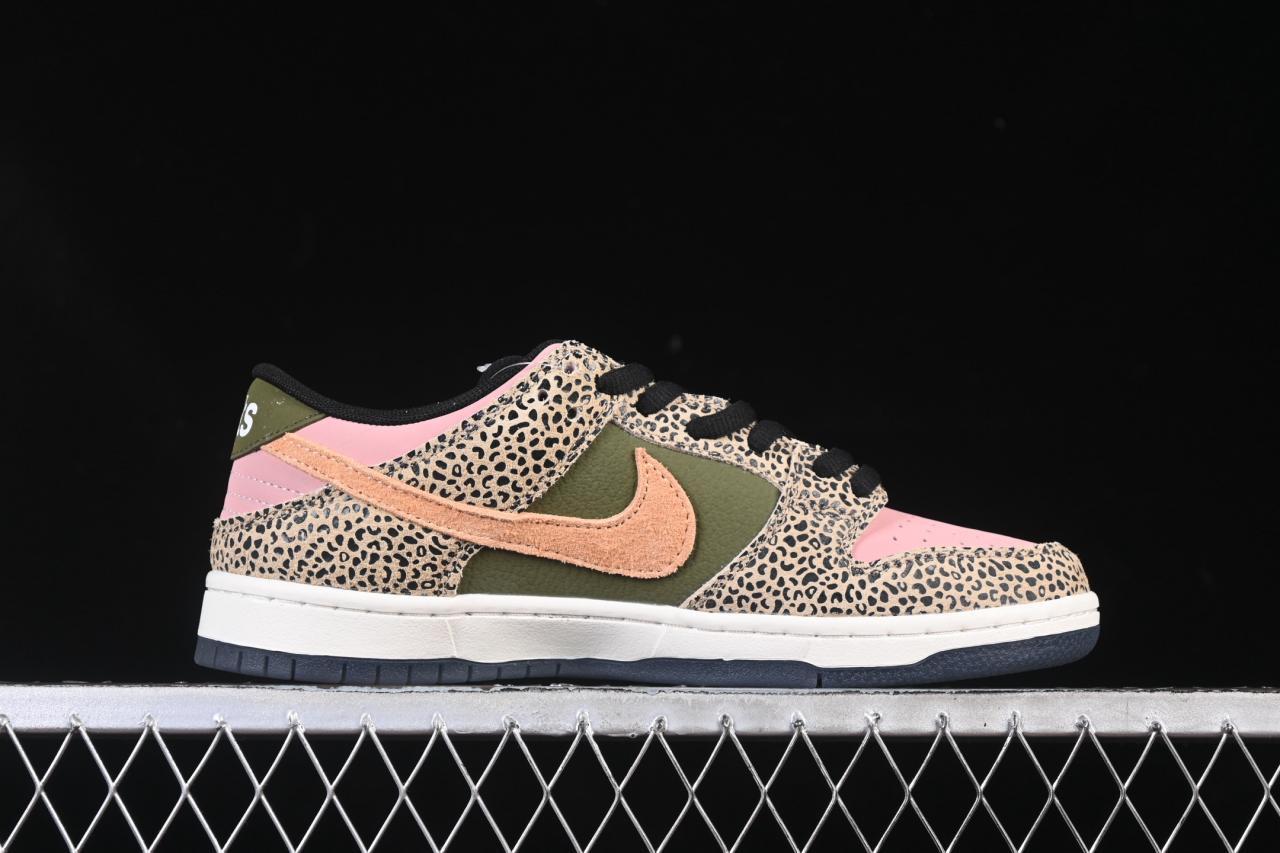 Arts-Rec Skateshop x Nike SB Dunk Low Pro IH3211-200: Safari-Inspired Suede插图1