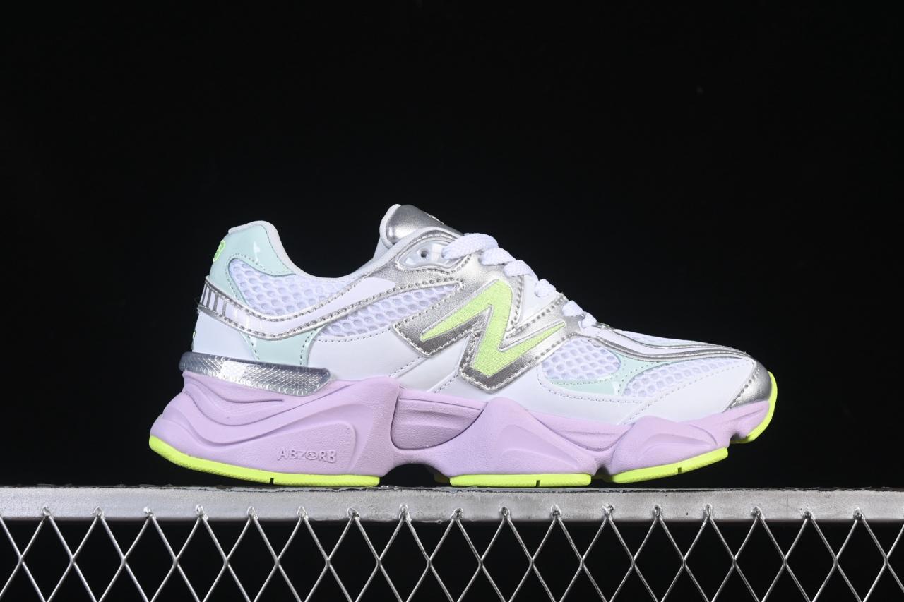New Balance NB9060 U9060AGT: Retro ABZORB Cushioned Running Shoes with Mesh插图1