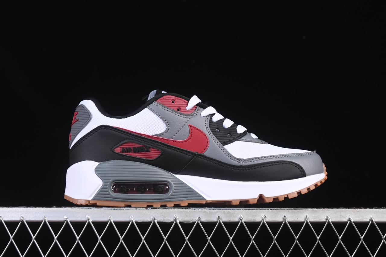 Nike Air Max 90 FB9658-100: White Retro Air Cushioned Running Shoes with Classic Style插图1
