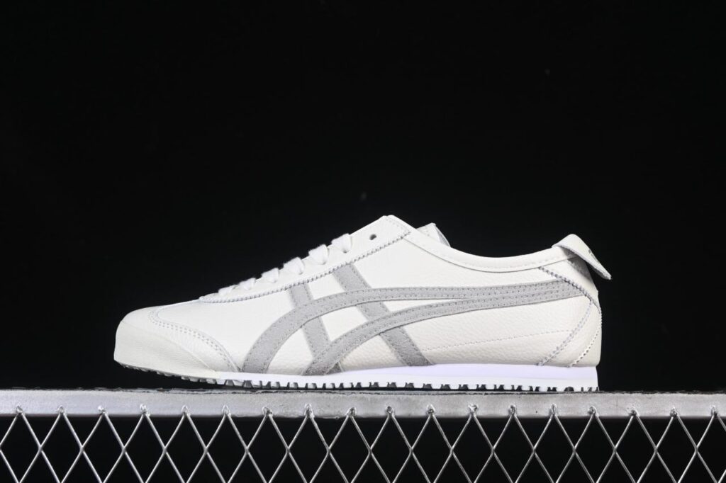 Onitsuka Tiger Mexico 66 1183A942-101: White Red Retro Lifestyle Sneakers with Comfort