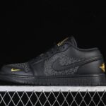 Air Jordan 1 Low “Elephant” IM6568-010 – Bold Safari Print & Warning Yellow Design