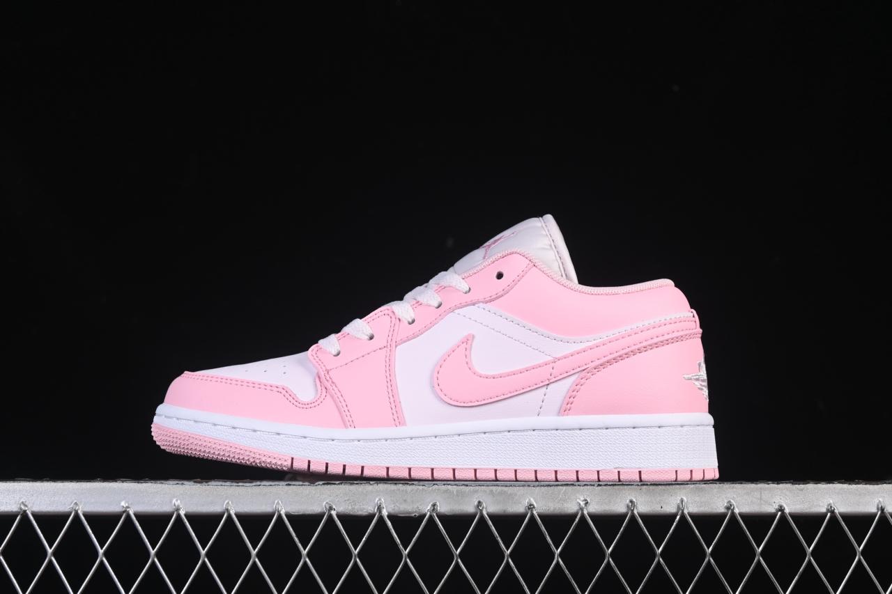 Air Jordan 1 Low “Pearl Pink” Fluorescent Yellow Edition – Stylish & Bold Sneaker for 2024