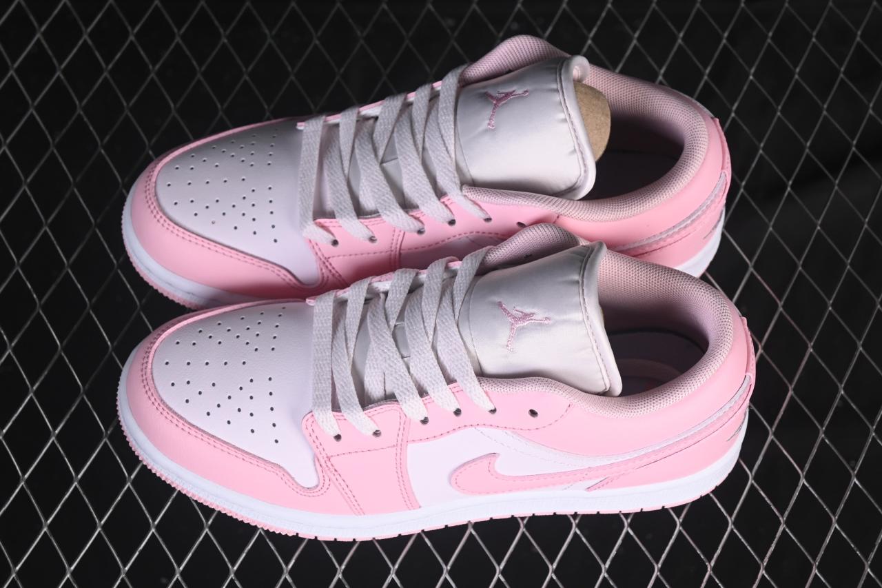 Air Jordan 1 Low “Pearl Pink” Fluorescent Yellow Edition – Stylish & Bold Sneaker for 2024插图3