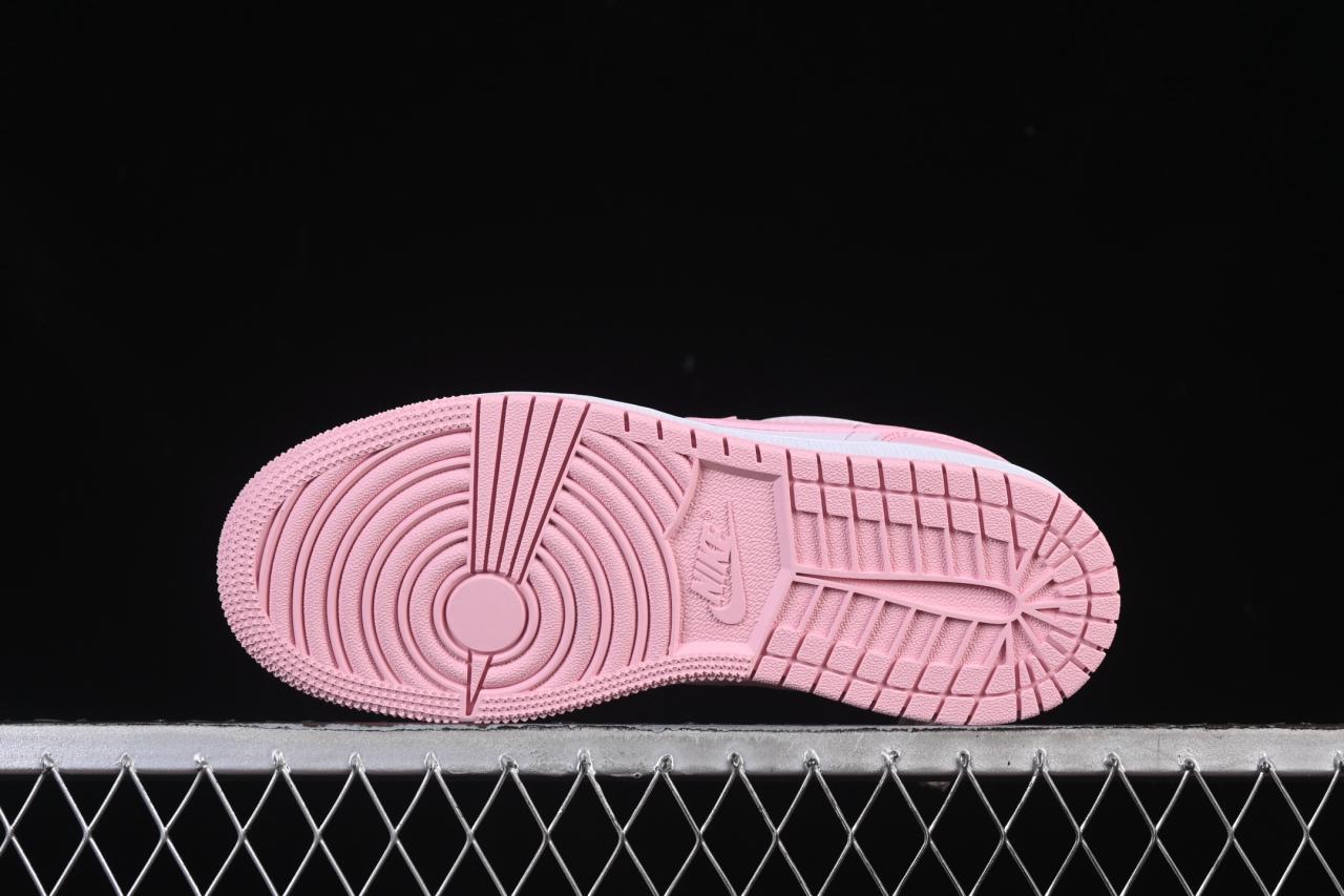 Air Jordan 1 Low “Pearl Pink” Fluorescent Yellow Edition – Stylish & Bold Sneaker for 2024插图2