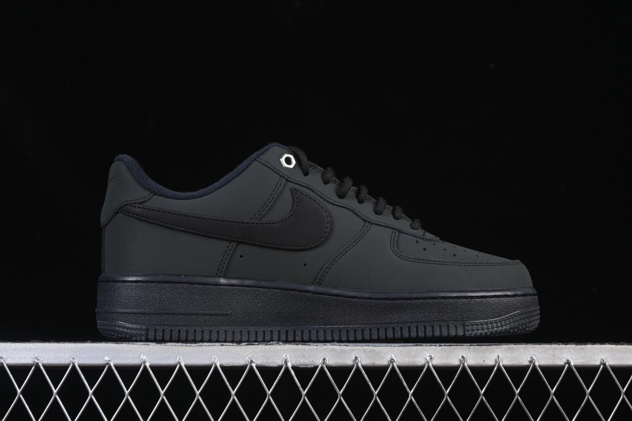 Nike Air Force 1’07 Low CJ9179-001: Premium Black White Lifestyle Sneakers插图1