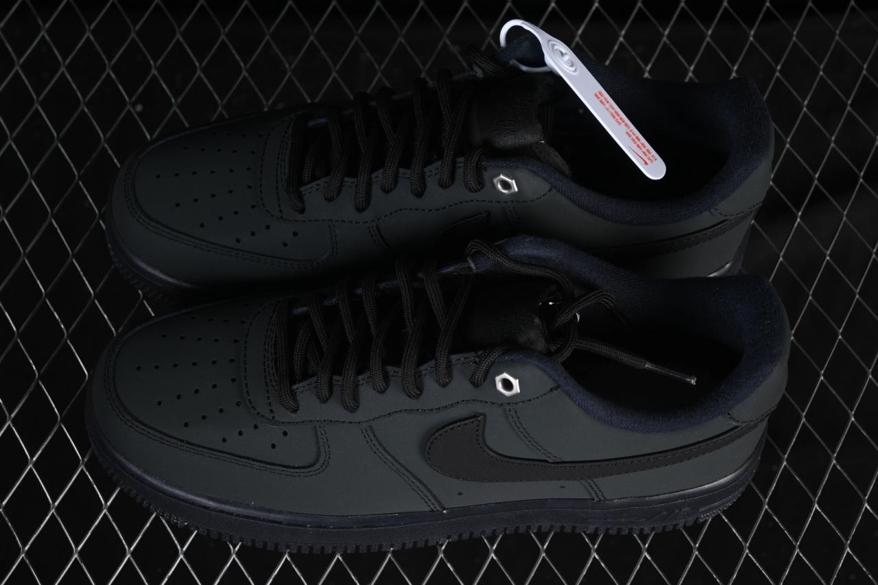 Nike Air Force 1’07 Low CJ9179-001: Premium Black White Lifestyle Sneakers插图3