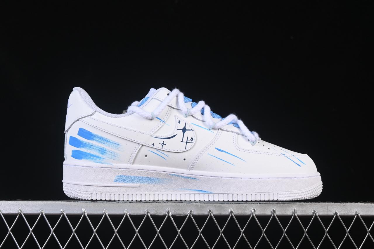 Nike Air Force 1’07 Low Sagittarius 11231221: Zodiac Hand-Painted Sneakers插图1