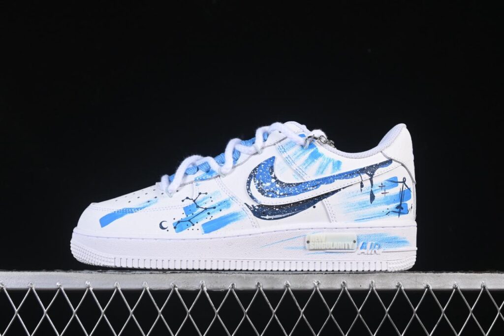 Nike Air Force 1’07 Low Sagittarius 11231221: Zodiac Hand-Painted Sneakers