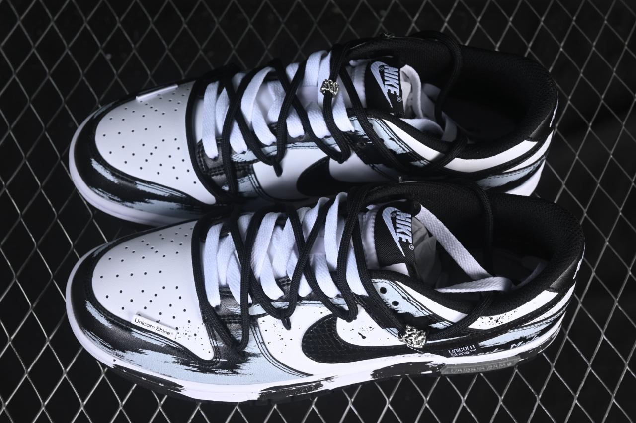 Nike SB Dunk Low Custom Strap DD1391-100: Premium Skate Shoes with Strap Detail插图3
