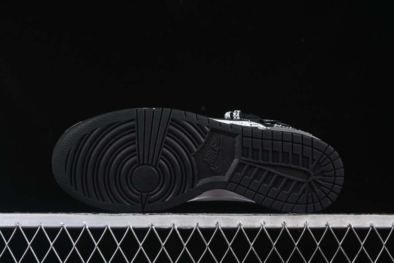 Nike SB Dunk Low Custom Strap DD1391-100: Premium Skate Shoes with Strap Detail插图2