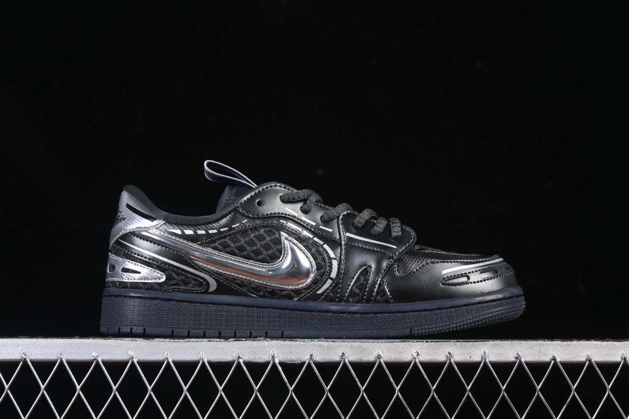 Air Jordan 1 Low “MM V3” HQ2186-001: Space Grey Lifestyle Sneakers with Modern Design插图1