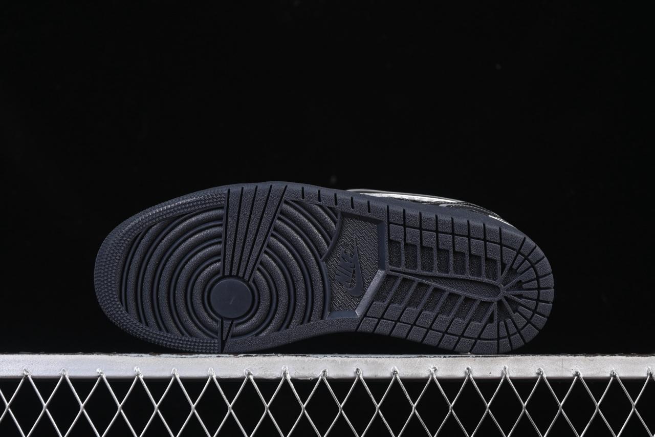 Air Jordan 1 Low “MM V3” HQ2186-001: Space Grey Lifestyle Sneakers with Modern Design插图2