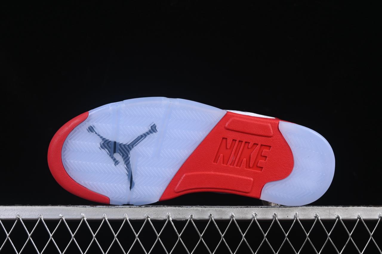 Air Jordan 5 Retro “Fire Red” HQ7978-101 – Premium Putian Sneakers for Style & Comfort插图2