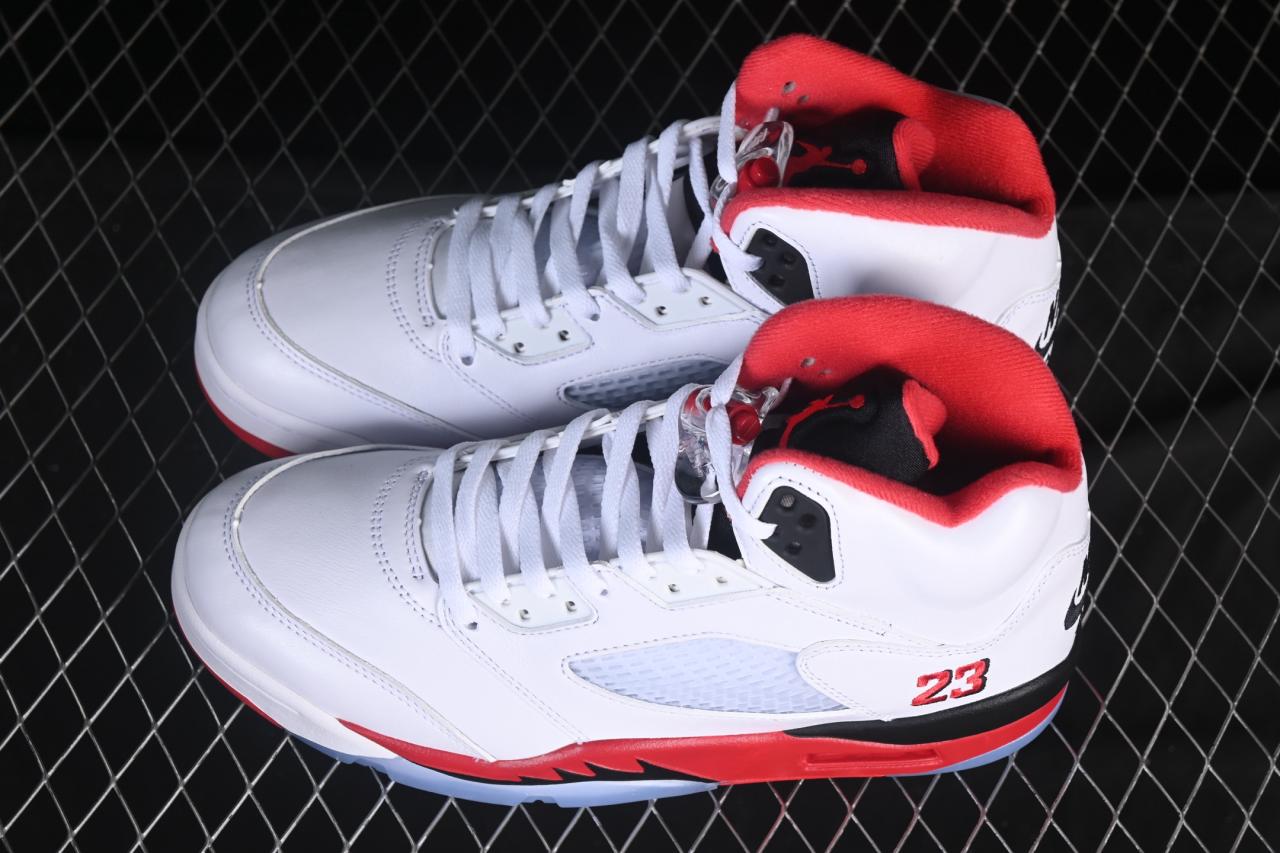 Air Jordan 5 Retro “Fire Red” HQ7978-101 – Premium Putian Sneakers for Style & Comfort插图3