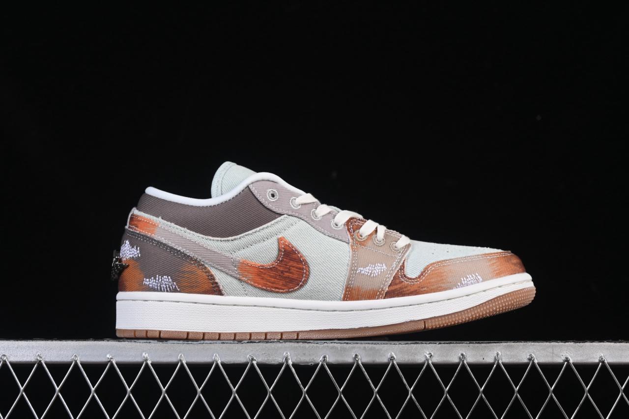 Air Jordan 1 Low SE Multi-Color Distressed – Bold Vintage Style with Streetwear Edge插图1