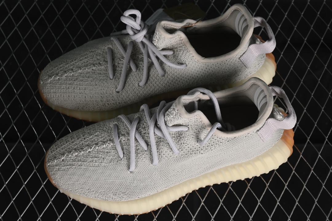 Adidas Yeezy 350V2 Real Boost Basf Sesame F99710 – Premium Earth‑Tone Sneakers插图3