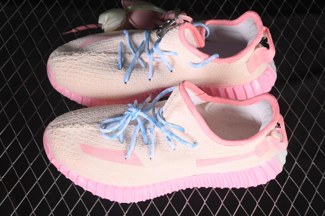 Adidas Yeezy 350 Boost V2 CP9366 Pink Watermelon: Dreamy Knit Lifestyle Sneakers插图3
