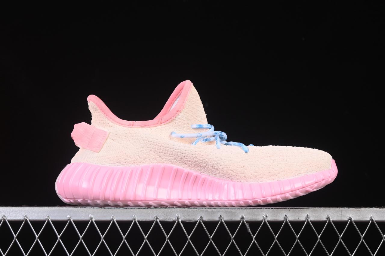 Adidas Yeezy 350 Boost V2 CP9366 Pink Watermelon: Dreamy Knit Lifestyle Sneakers插图1