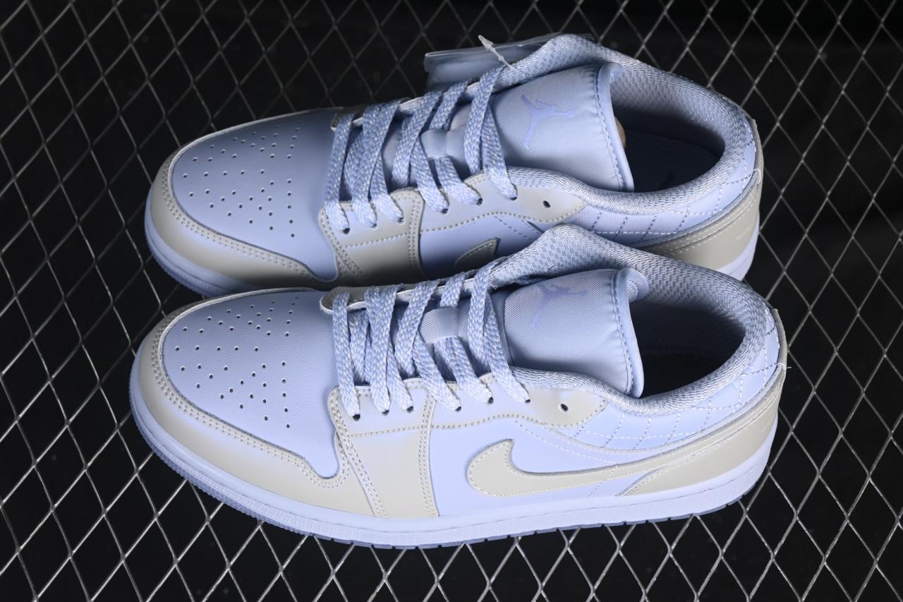 Air Jordan 1 Low Plaid Royal Blue IM5129-010: Classic Low-Top Lifestyle Sneakers插图3