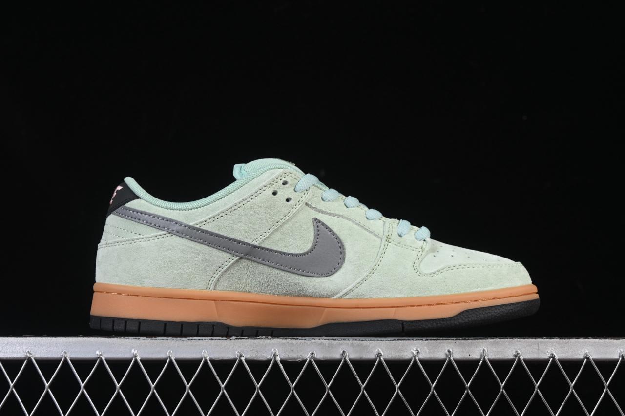 Nike SB Dunk Low Verdugo Mountain HQ1626-300: Mint Green Skate Shoes with Canvas & Suede插图1