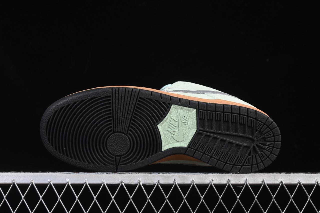 Nike SB Dunk Low Verdugo Mountain HQ1626-300: Mint Green Skate Shoes with Canvas & Suede插图2