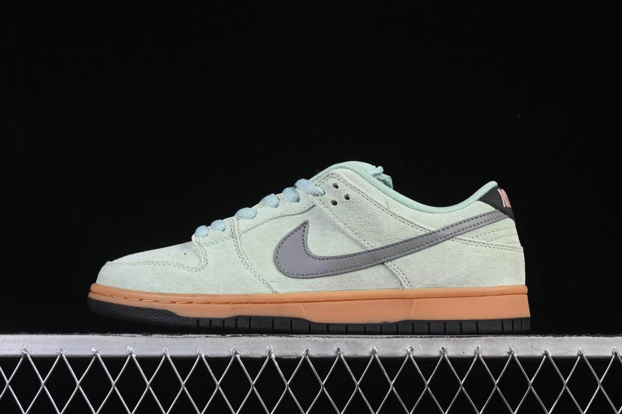Nike SB Dunk Low Verdugo Mountain HQ1626-300: Mint Green Skate Shoes with Canvas & Suede