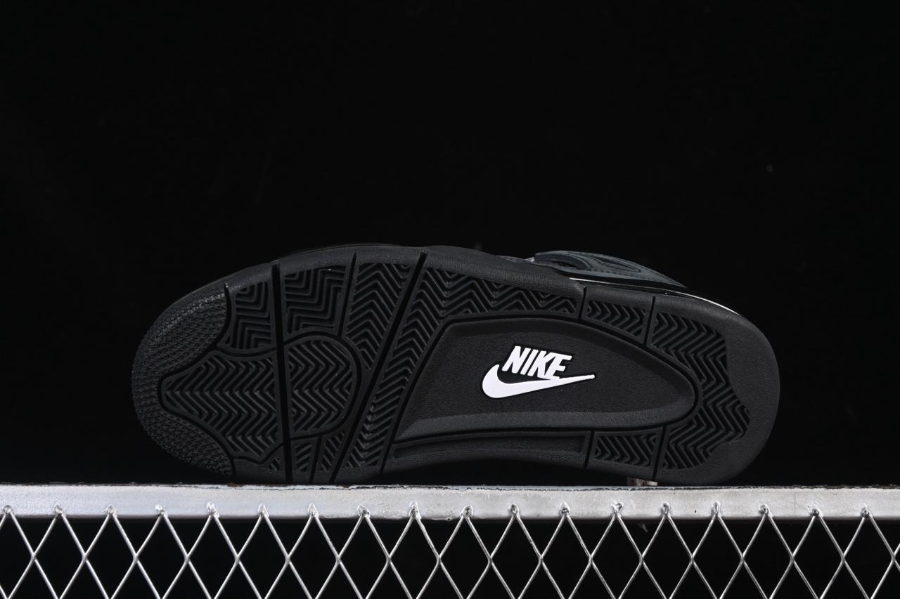 Air Jordan 4 Retro Black Cat FV5029-010: All-Black Premium Basketball Sneakers插图2 Air Jordan 4 Retro Black Cat FV5029-010: All-Black Premium Basketball Sneakers插图2