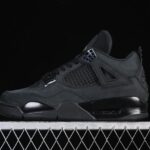 Air Jordan 4 Retro Black Cat FV5029-010: All-Black Premium Basketball Sneakers缩略图