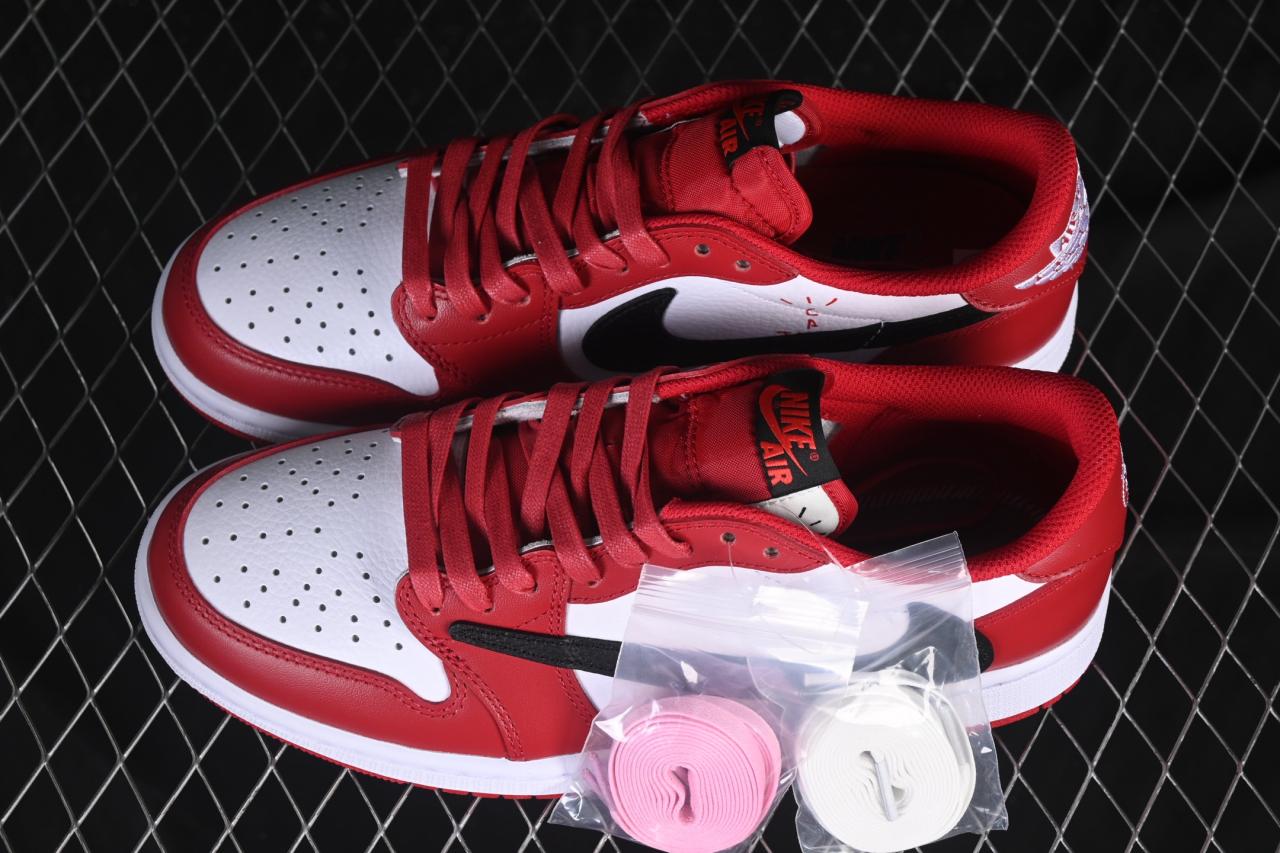 Travis Scott x Air Jordan 1 Low OG DM7866-101: Reverse Swoosh Premium Sneakers插图3 Travis Scott x Air Jordan 1 Low OG DM7866-101: Reverse Swoosh Premium Sneakers插图3