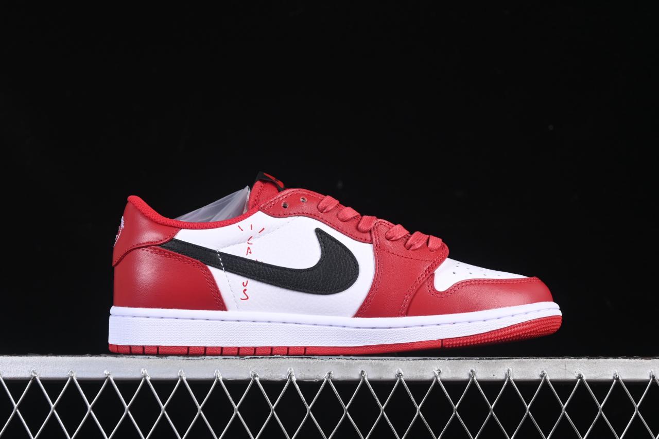 Travis Scott x Air Jordan 1 Low OG DM7866-101: Reverse Swoosh Premium Sneakers插图1 Travis Scott x Air Jordan 1 Low OG DM7866-101: Reverse Swoosh Premium Sneakers插图1