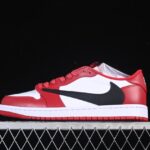 Travis Scott x Air Jordan 1 Low OG DM7866-101: Reverse Swoosh Premium Sneakers缩略图