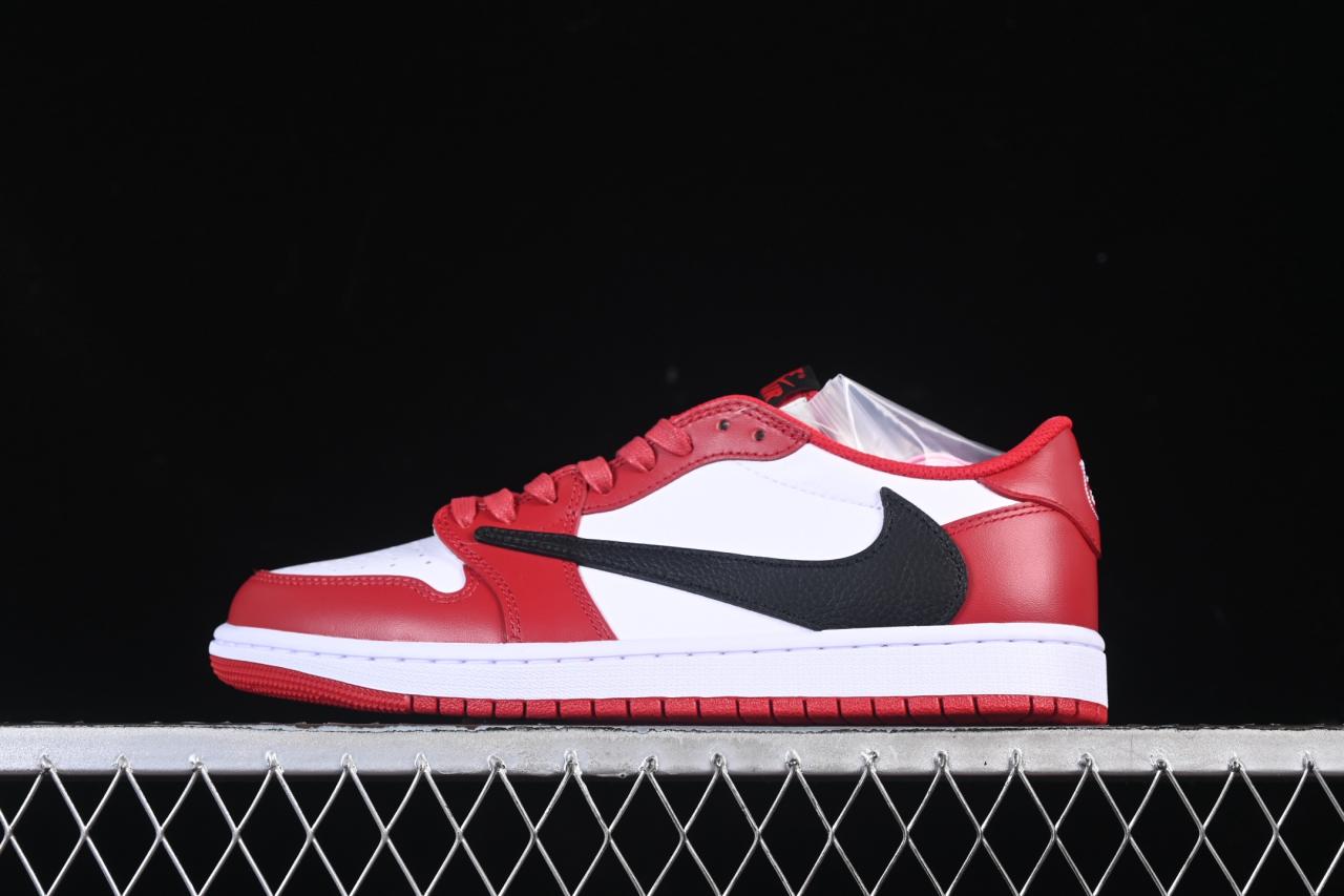 Travis Scott x Air Jordan 1 Low OG DM7866-101: Reverse Swoosh Premium Sneakers插图 Travis Scott x Air Jordan 1 Low OG DM7866-101: Reverse Swoosh Premium Sneakers插图