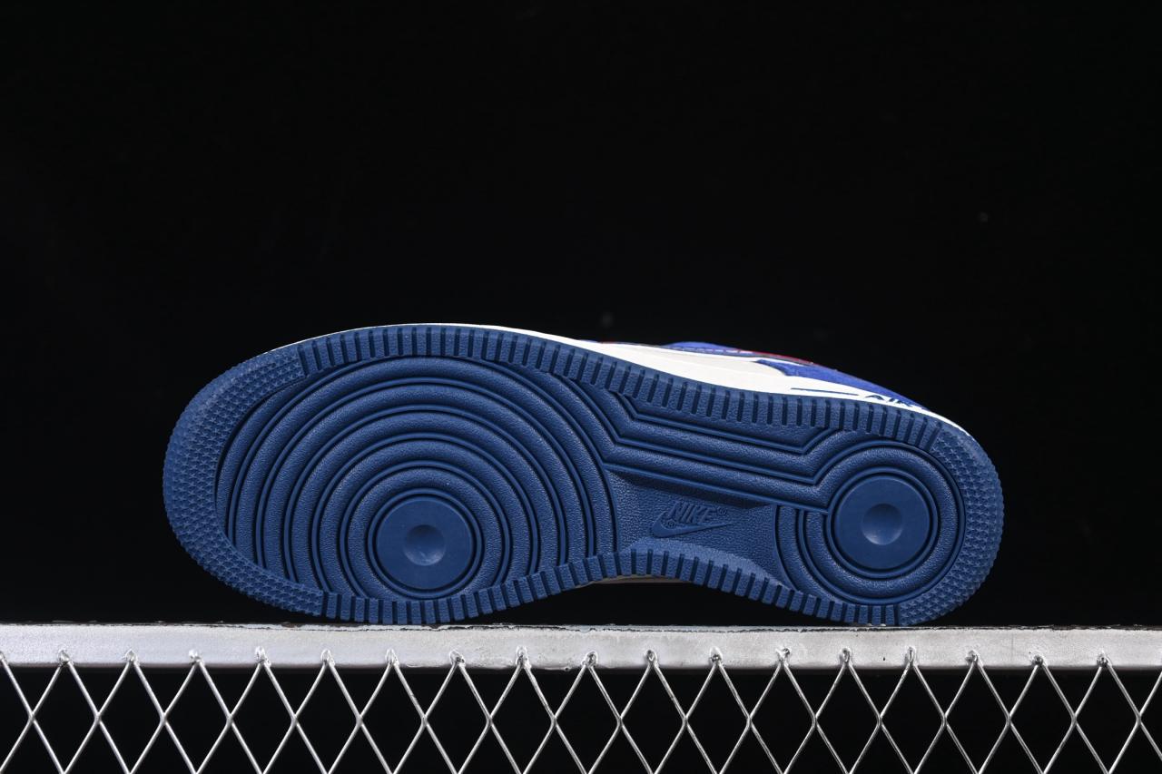 Nike Air Force 1 ’07 Low Dickies SY1388-006: White Blue Collaboration Sneakers插图2