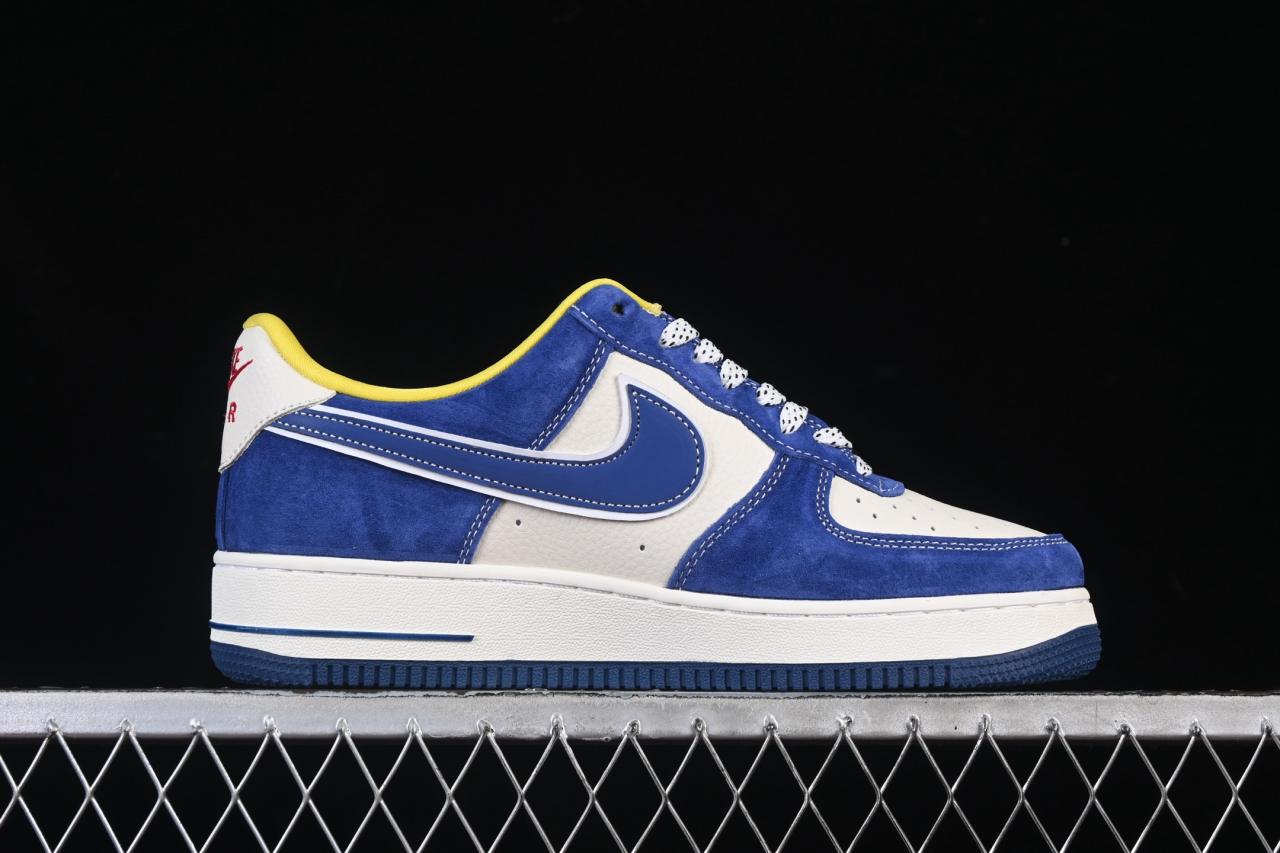 Nike Air Force 1 ’07 Low Dickies SY1388-006: White Blue Collaboration Sneakers插图1
