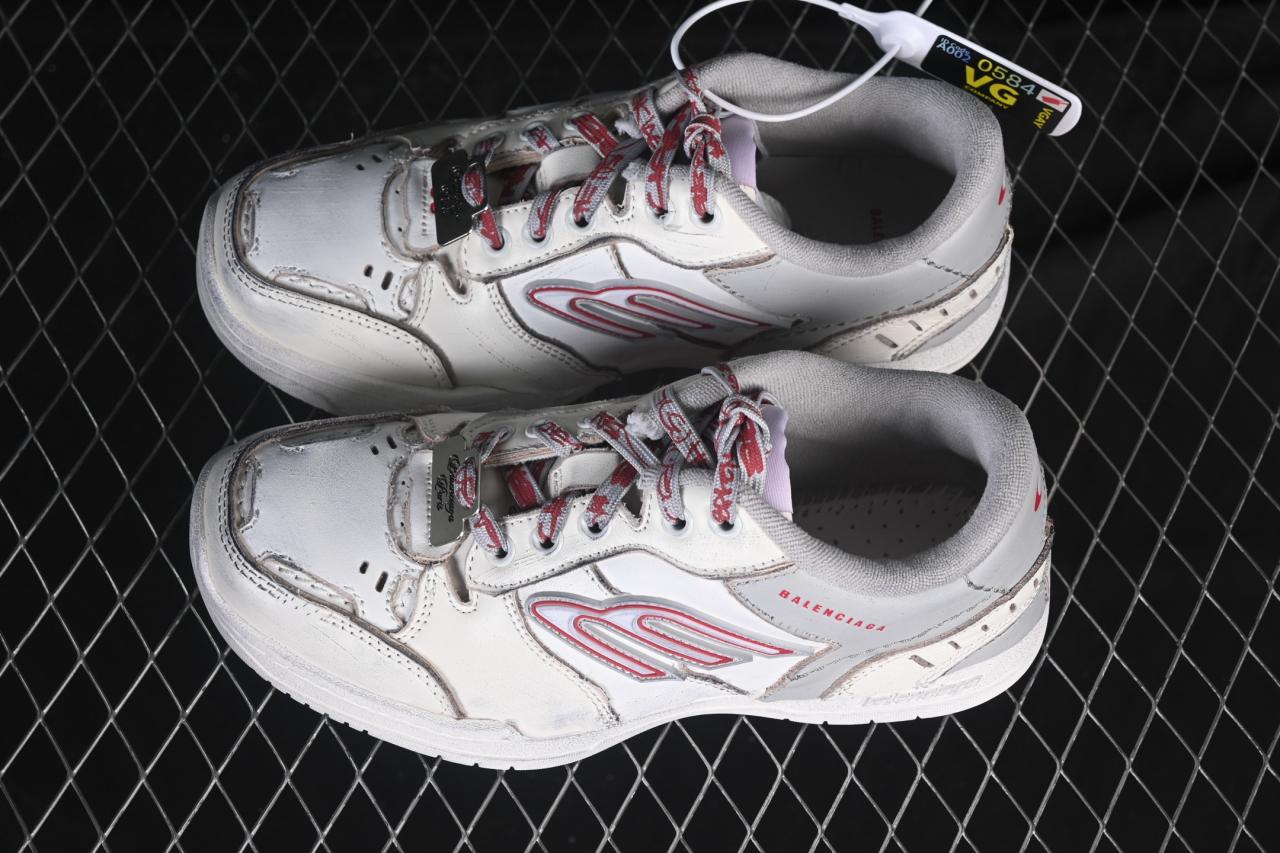 Balenciaga Hamptons Worn Out WHPLY9160: Retro Designer Shoes with Official Packaging插图3