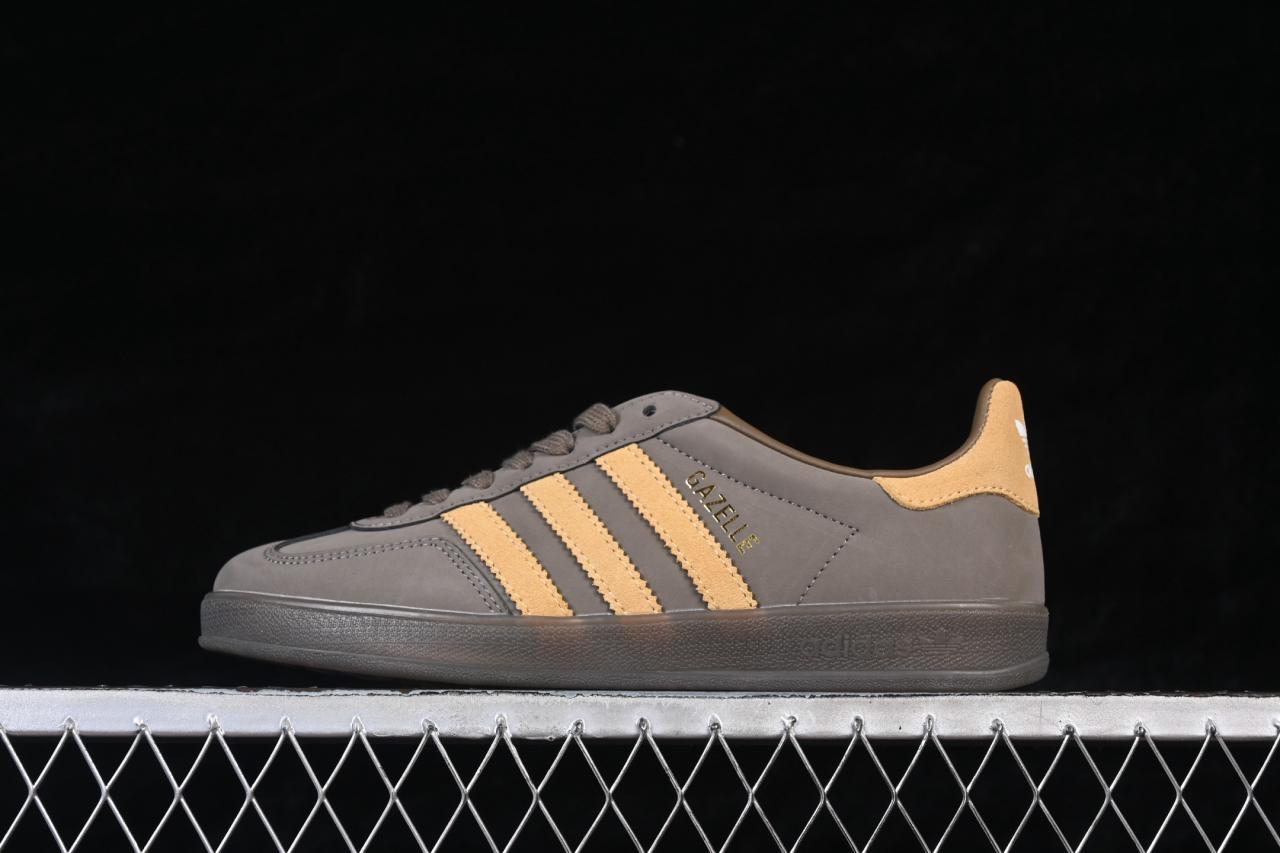 Adidas Originals Gazelle Indoor JQ8386: Retro Suede Sneakers with Gum Sole & Grippy Traction