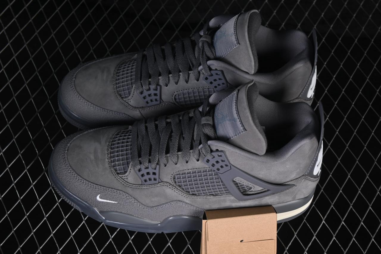 Nigel Sylvester x Air Jordan 4 Retro Grey HF4340-002: BMX-Inspired Collaboration Sneakers插图3