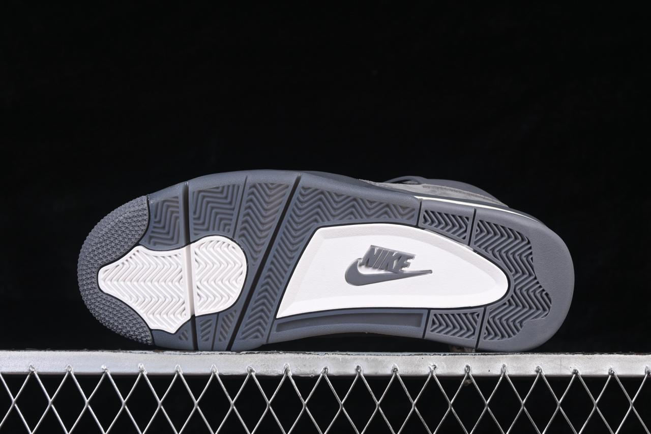 Nigel Sylvester x Air Jordan 4 Retro Grey HF4340-002: BMX-Inspired Collaboration Sneakers插图2