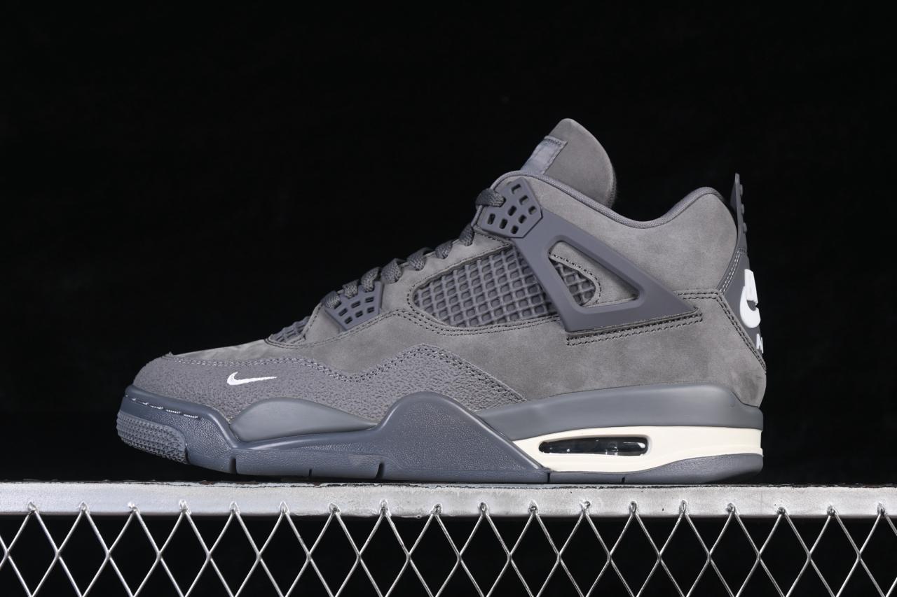 Nigel Sylvester x Air Jordan 4 Retro Grey HF4340-002: BMX-Inspired Collaboration Sneakers